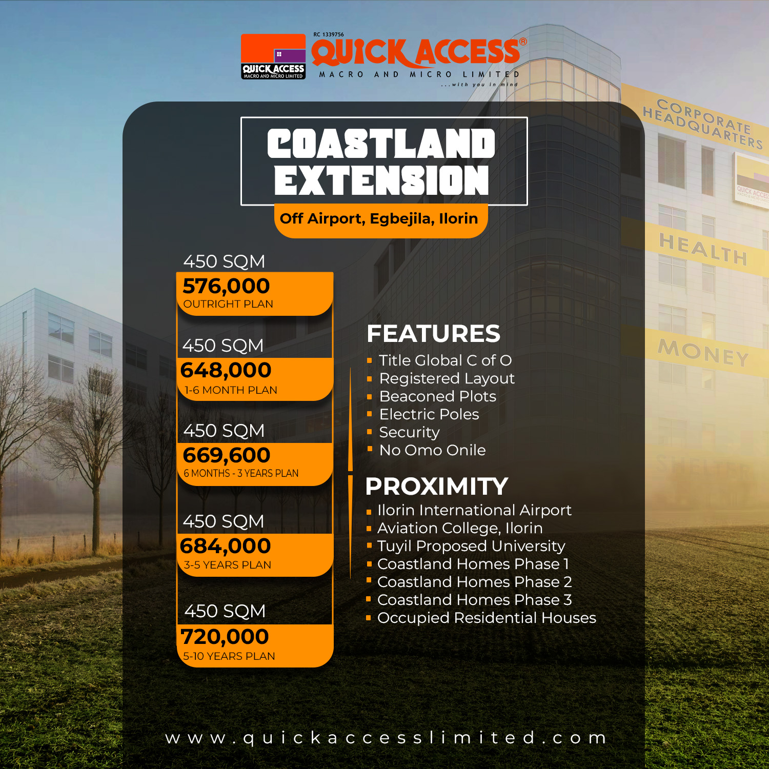 Coastland Extension Plot 72 (450 SQM)